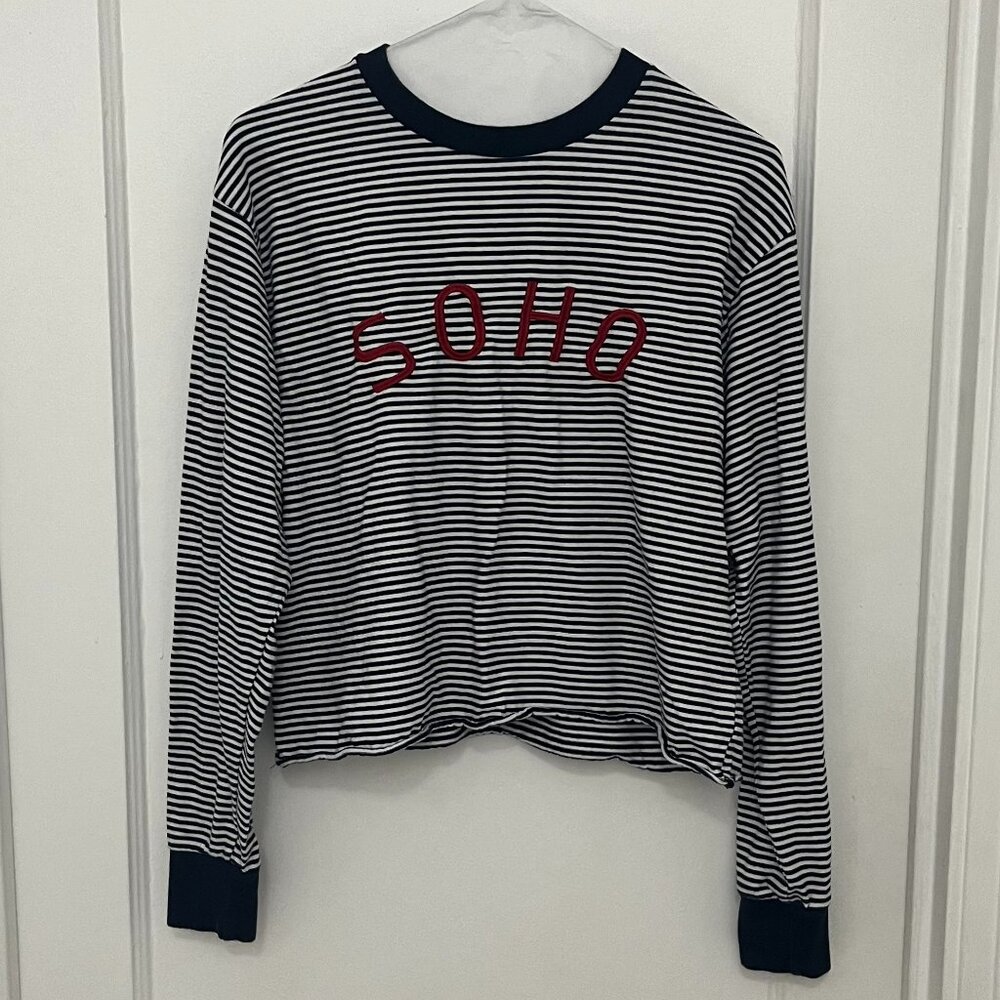 Brandy Melville Long Sleeve SOHO Crop Top - One Size